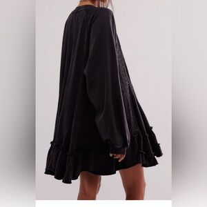Free People Black Sweater Dress
